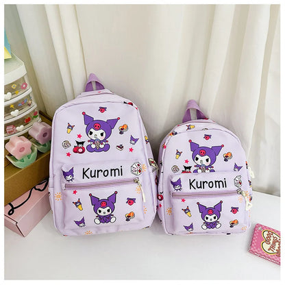 Sanrio Kuromi Hello Kitty My Melody Rugzak – Schattig Pompom Purin