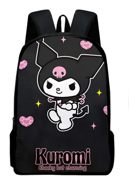 Kawaii My Melody Kuromi Rugzak – Grote Capaciteit Schooltas