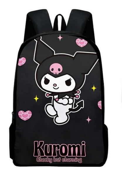 Kawaii My Melody Kuromi Rugzak – Grote Capaciteit Schooltas