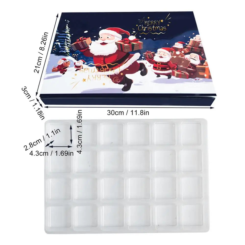 Adventskalender 2025 Sneeuwvlok – 24 Lege Dozen om zelf te vullen