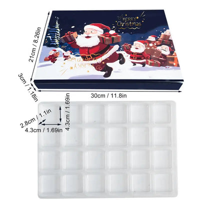 Adventskalender 2025 Sneeuwvlok – 24 Lege Dozen om zelf te vullen