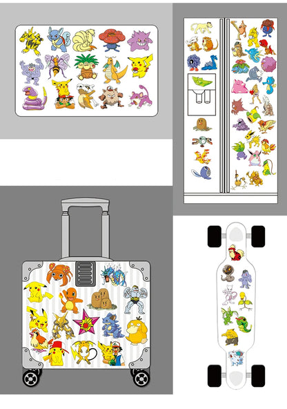 Kawaii Pikachu Pokémon Stickers Waterproof Voor Elke Creatie