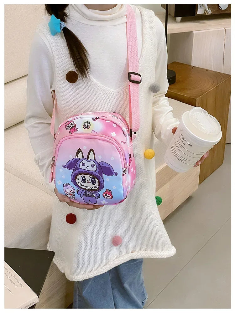 Labubu Cartoon Schoudertas Crossbody – Lichtgewicht