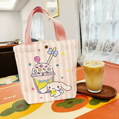 Sanrio Hello Kitty Canvas Tas - Grote Capaciteit