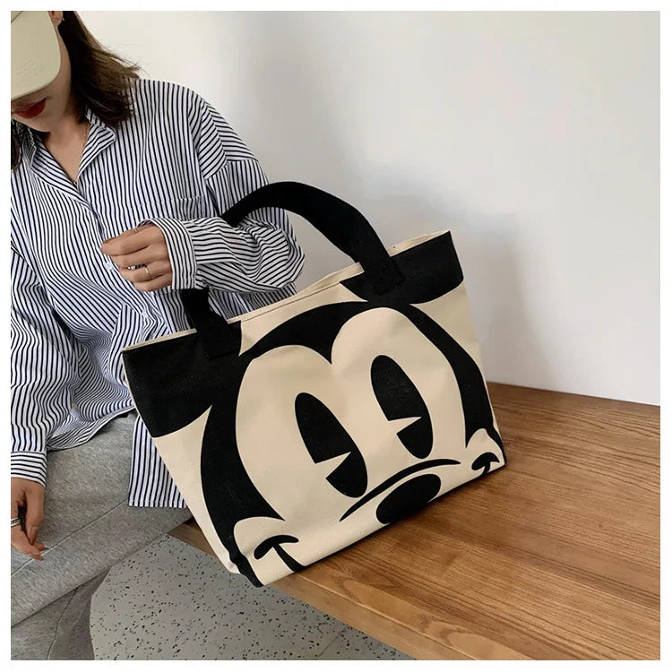 Disney Mickey Minnie Mouse Canvas Tas - Grote Ruimte
