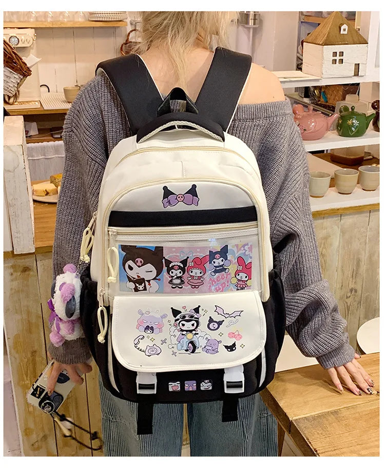 Sanrio Hello Kitty My Melody Rugzak met ruime capaciteit