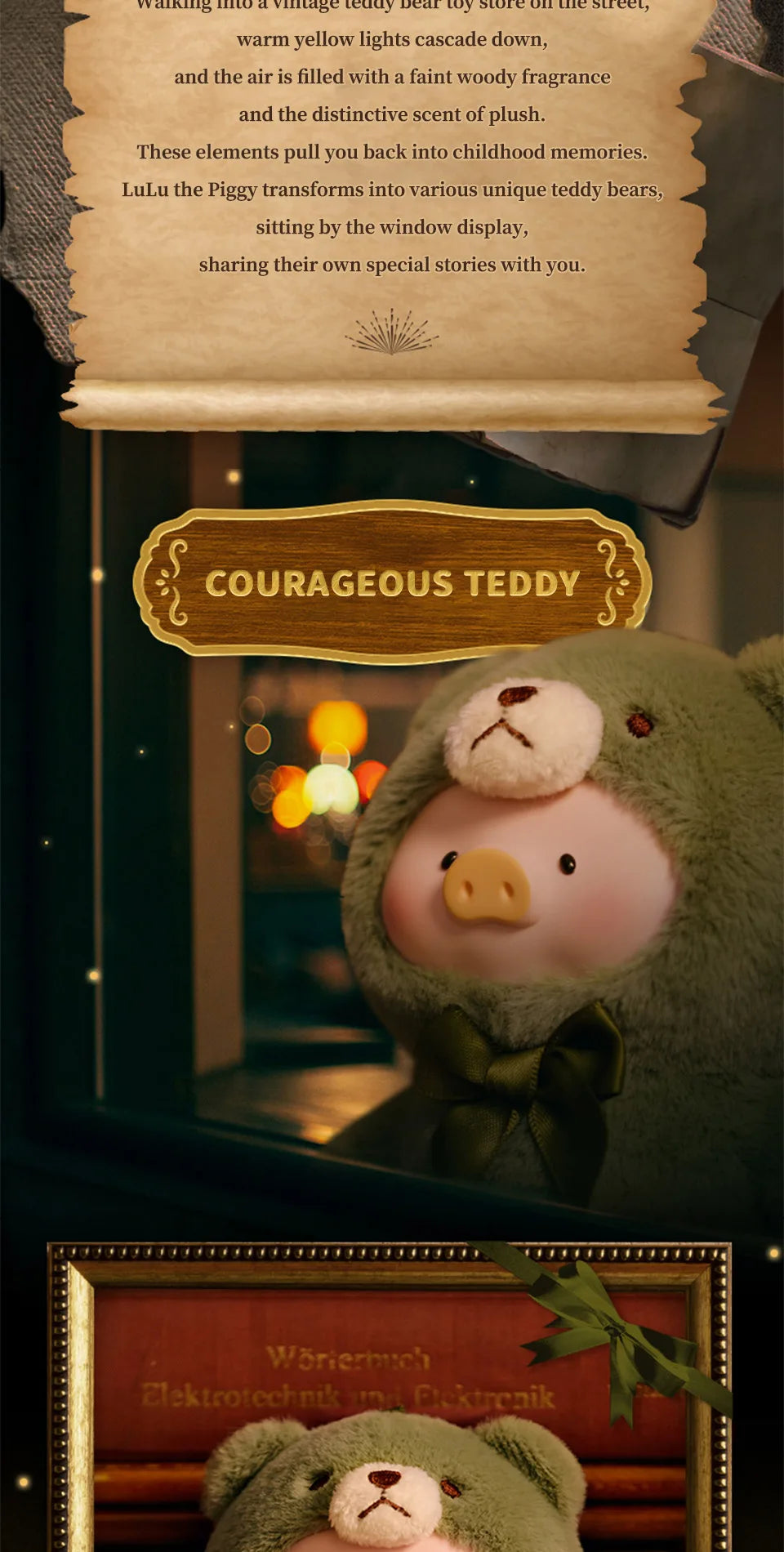Officiële 52TOYS Blind Box Teddy Lulu – Unieke Verzamelbare Pluche Sleutelhanger