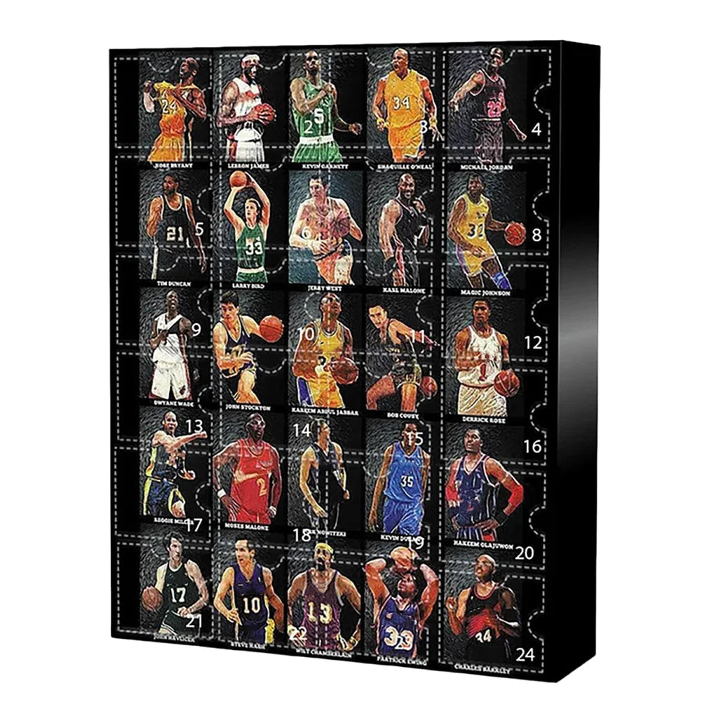 Basketbal Adventskalender 2025 Mini Figuren – 24 Dagen Plezier