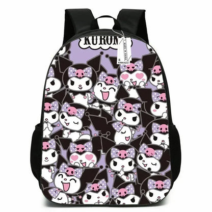 Kawaii My Melody Kuromi Rugzak – Grote Capaciteit Schooltas