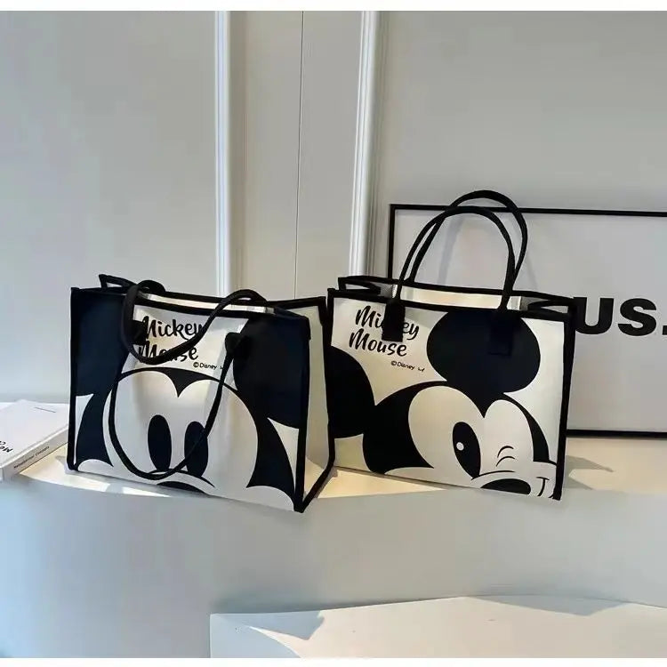 Disney Mickey Mouse Canvas Tas - Grote Capaciteit