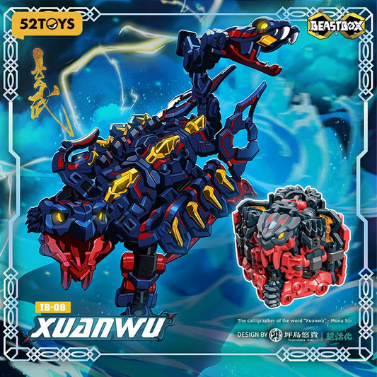 Officiële 52TOYS Infinitybox Serie IB-08 Xuanwu – Transformeerbare Robot en Cube