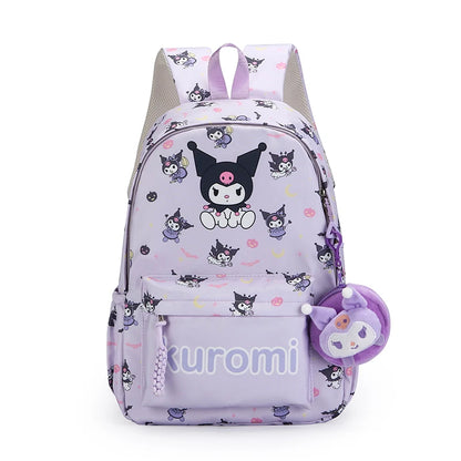 Hello Kitty Kuromi Cinnamoroll My Melody Rugzak Set Kleurig