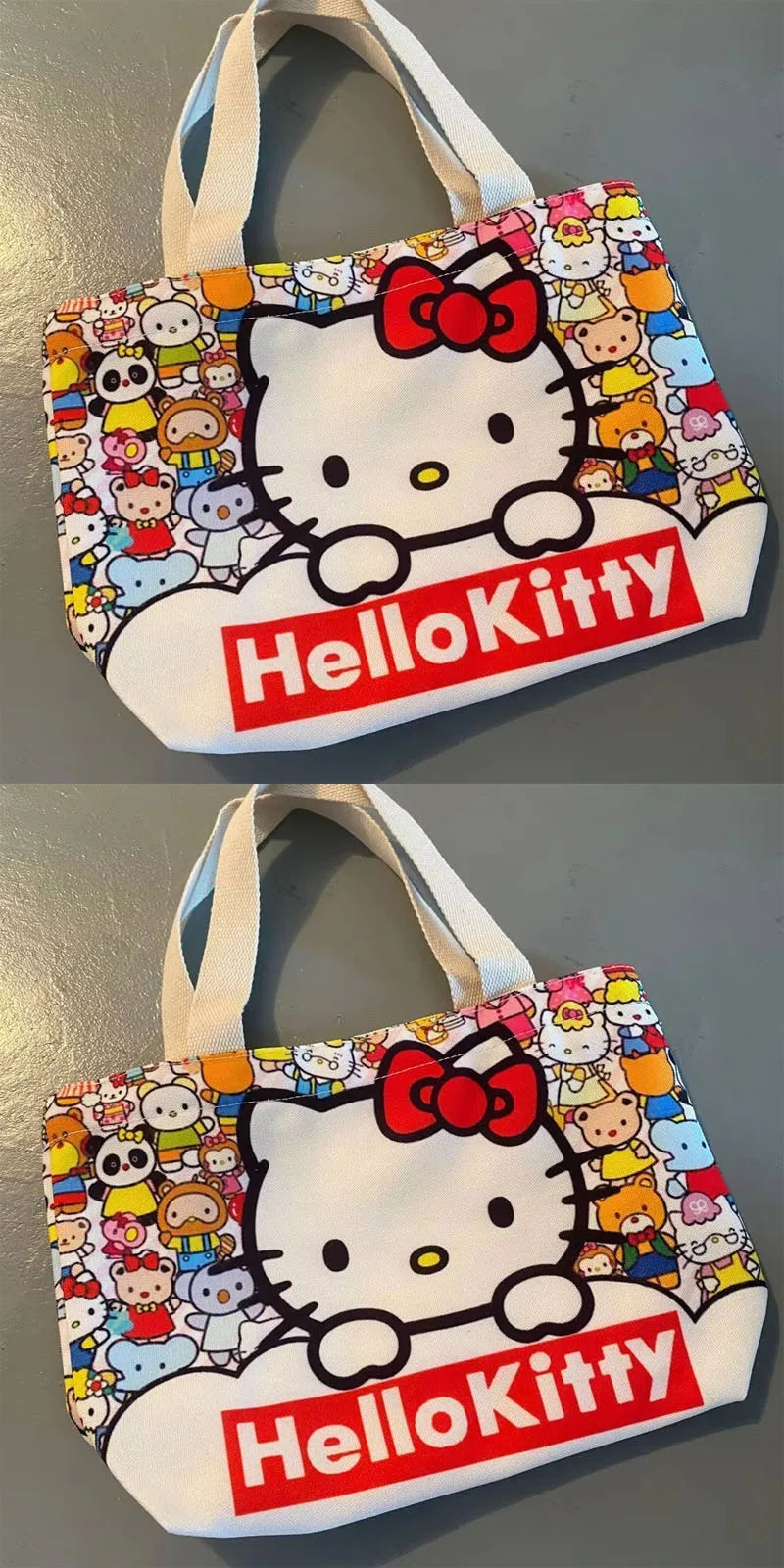Sanrio Hello Kitty Canvas Tas – Lichtgewicht en Groot