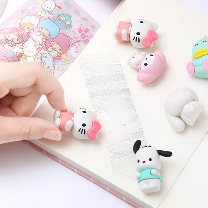 MINISO 32 Pcs Sanrio Pokemon Figure Gummetjes – Leuke Stationery Geschenken