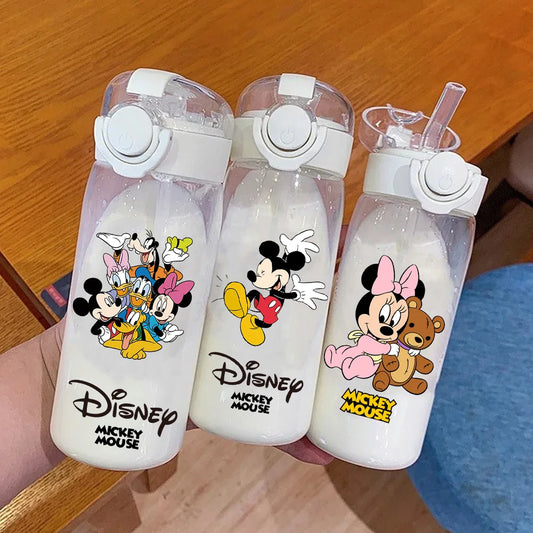 Plastic Drinkfles Mickey Mouse 400-600ML Grote Capaciteit Kids