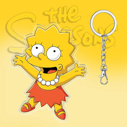 Sleutelhanger De Simpsons 6cm Schattig Acryl Cadeau