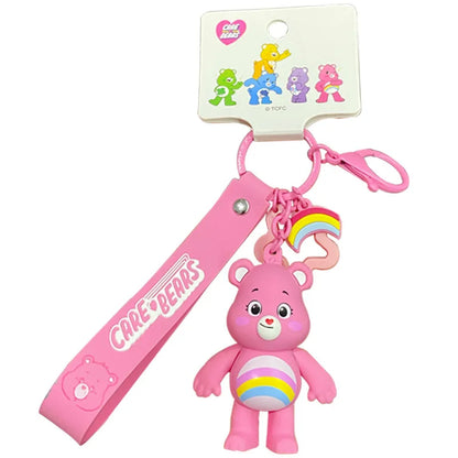 Sleutelhanger Carebear Regenboogbeer Trendy en Schattig Geschenk