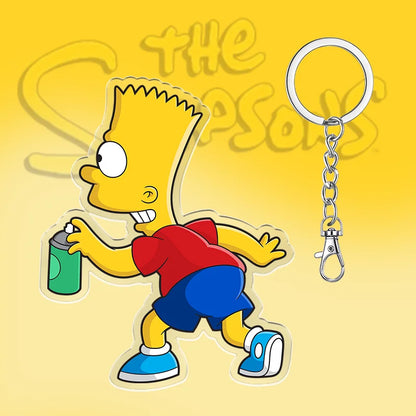 Sleutelhanger De Simpsons 6cm Schattig Acryl Cadeau