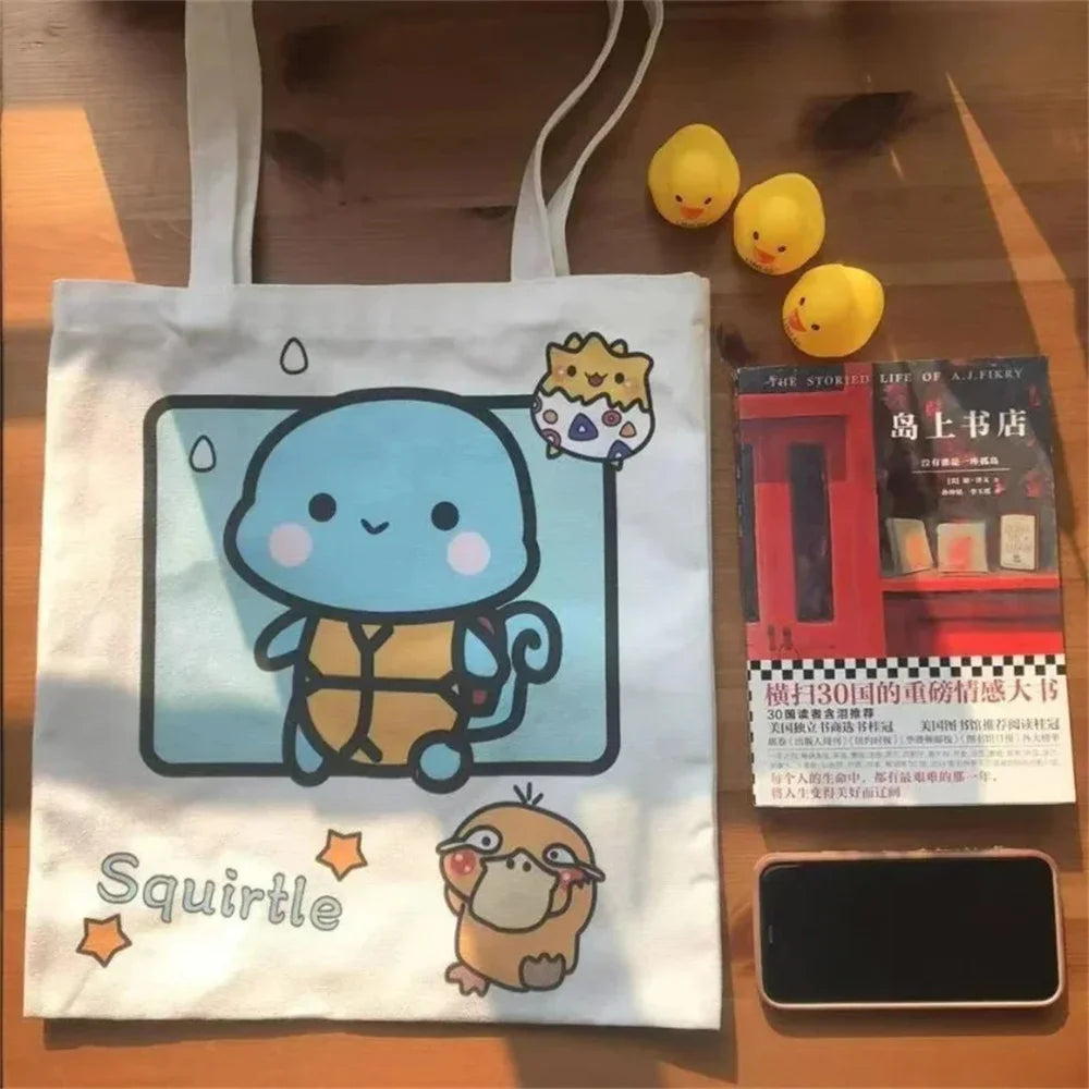 Pokémon Pikachu Canvas Schoudertas – Grote Capaciteit