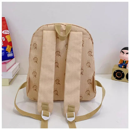 Labubu Schattige Cartoon Plush Rugzak – Perfect voor Kinderen Met Zipper Sluiting