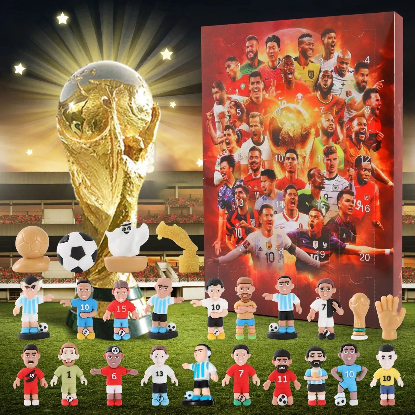 24-delige SportKids Soccer Adventskalender 2025 - 24 Dagen Plezier