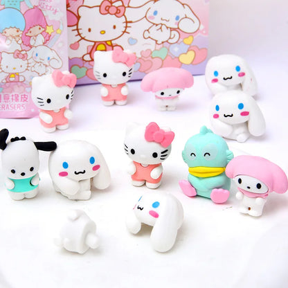 MINISO 32 Pcs Sanrio Pokemon Figure Gummetjes – Leuke Stationery Geschenken