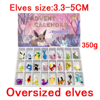 Pokemon Adventskalender Voor Kinderen Met Anime Figuren Cadeau