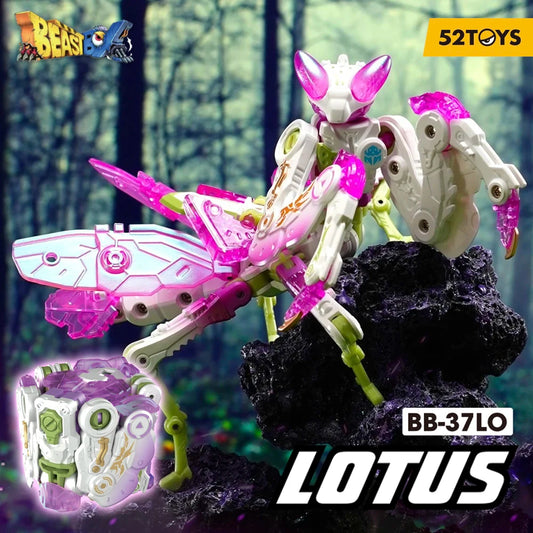 Officiële 52TOYS Beastbox BB-37LO Lotus – Transformeerbare Mantis Robot