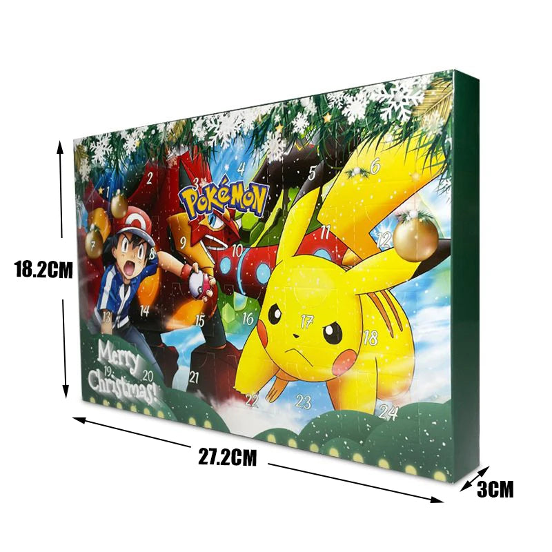 Pokemon Adventskalender Voor Kinderen Met Anime Figuren Cadeau