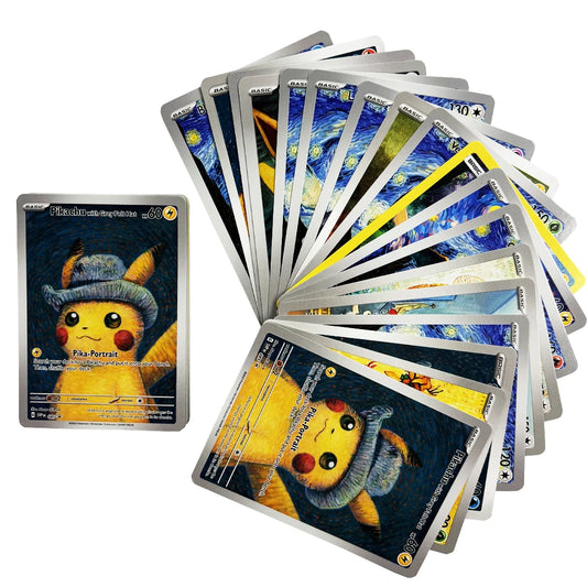 18 Stuks Van Gogh Pokémon Kaarten Set Voor Verzamelaars