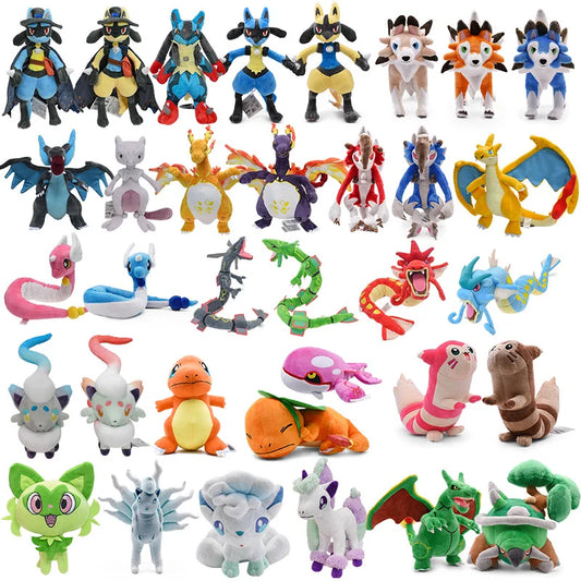 Pokemon Pluche Knuffel Groot Charizard, Dragonair en Meer