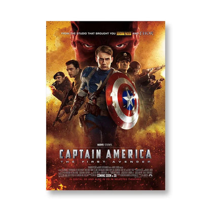 Marvel Film Cover Poster Spiderman Iron Man Wanddecoratie