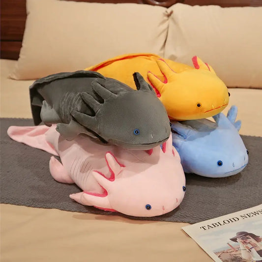 45cm Kawaii schattige pluche knuffel Axolotl Salamander voor kinderen