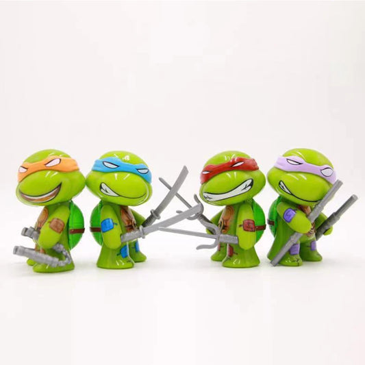 TMNT Actiefiguren Set – Beweegbare Gewrichten Voor Kinderen