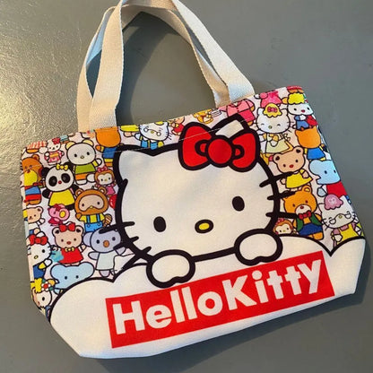 Sanrio Hello Kitty Canvas Tas – Lichtgewicht en Groot