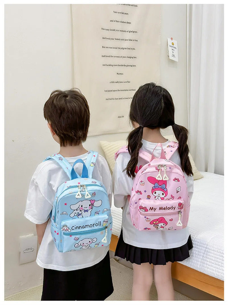 Sanrio Kuromi Hello Kitty My Melody Rugzak – Schattig Pompom Purin