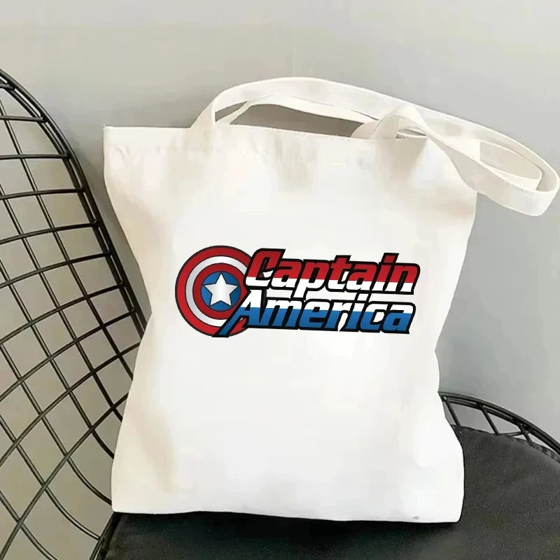 MINISO Disney Marvel Captain America Canvas Tas – Grote Inhoud