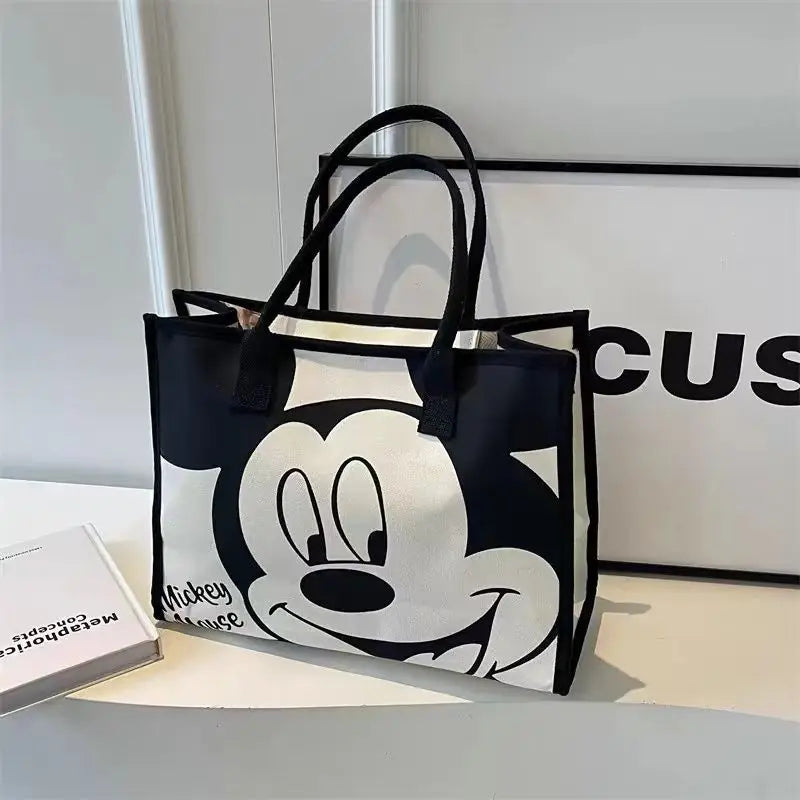 Disney Mickey Mouse Canvas Tas - Grote Capaciteit