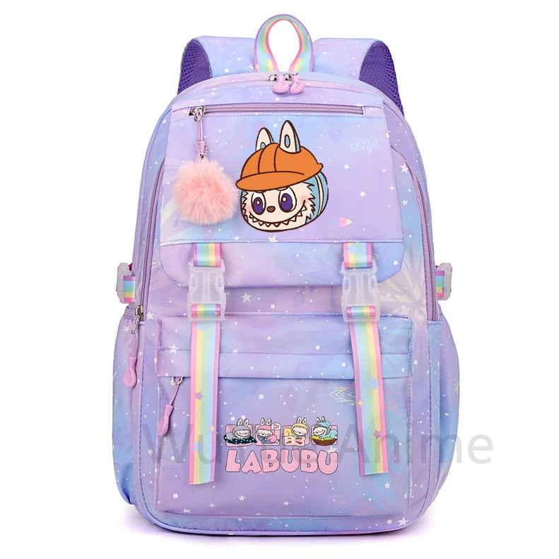 Schattige Labubu backpack rugzak  – Waterdichte Ruime capaciteit