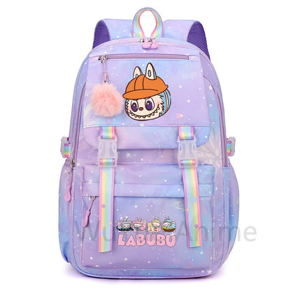 Schattige Labubu backpack rugzak  – Waterdichte Ruime capaciteit