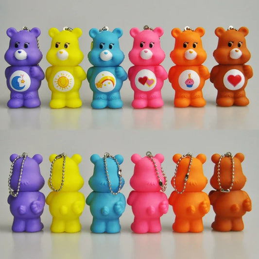 Schattige Carebear Sleutelhanger Met Kralen Voor Schooltas