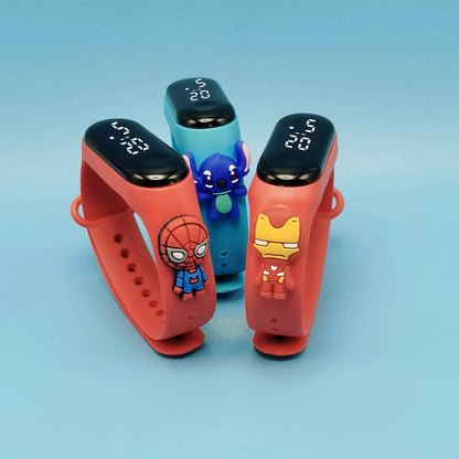 Marvel Kinderhorloge Met LED Weergave En Waterdicht Ontwerp
