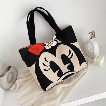 Disney Mickey Minnie Mouse Canvas Tas - Grote Ruimte
