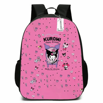Kawaii My Melody Kuromi Rugzak – Grote Capaciteit Schooltas