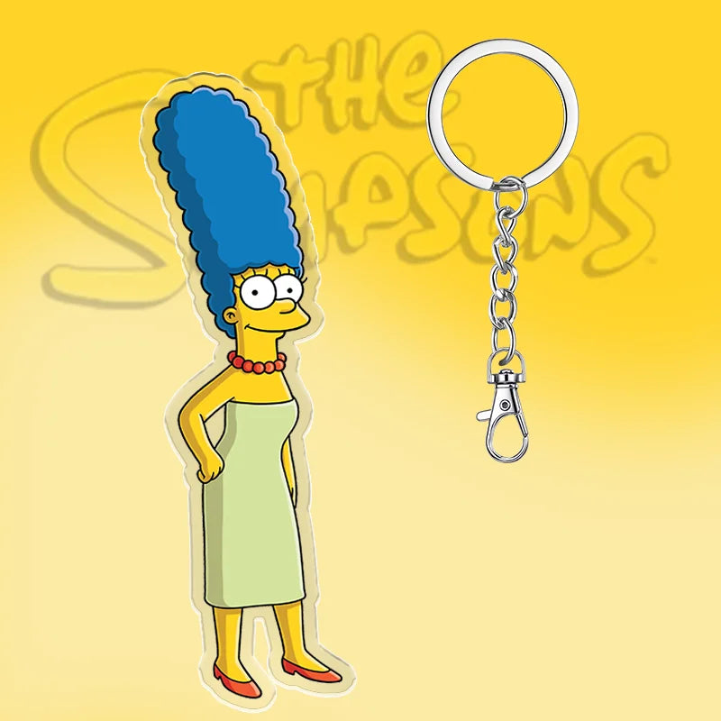 Sleutelhanger De Simpsons 6cm Schattig Acryl Cadeau
