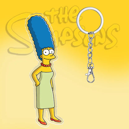 Sleutelhanger De Simpsons 6cm Schattig Acryl Cadeau