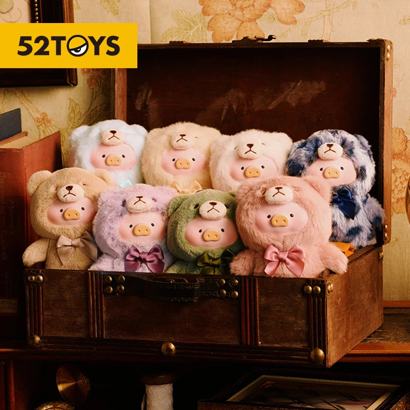 Officiële 52TOYS Blind Box Teddy Lulu – Unieke Verzamelbare Pluche Sleutelhanger