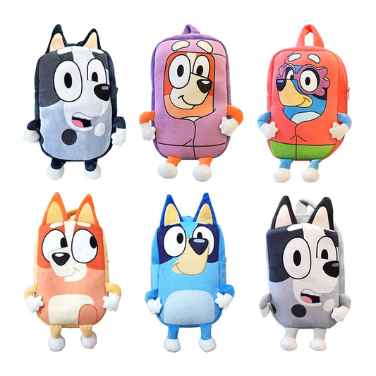 Bluey Rugzak voor Kinderen met Schattige Cartoon Ontwerp