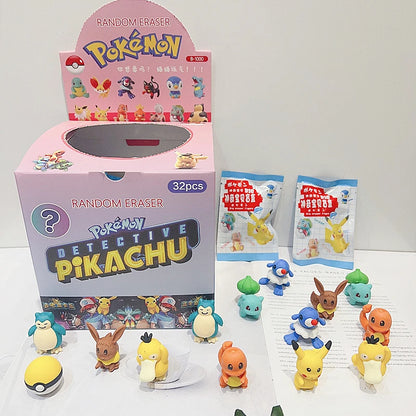 MINISO 32 Pcs Sanrio Pokemon Figure Gummetjes – Leuke Stationery Geschenken