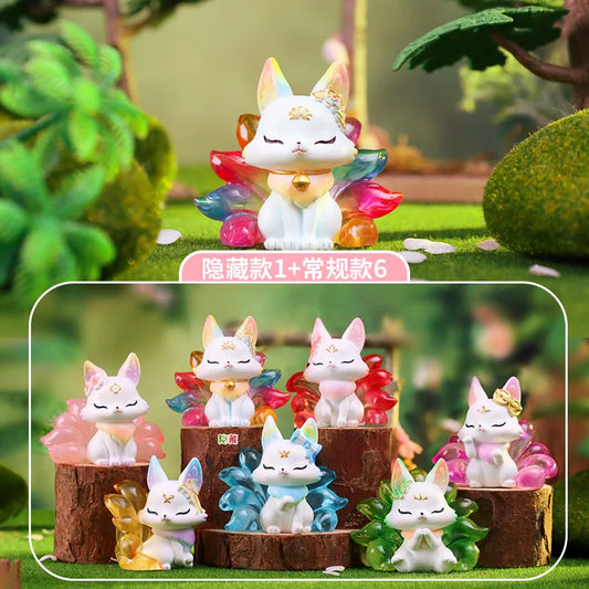 MINISO Nieuwe Shanhai Ninetails Fox Blind Box – Trendy Creatieve Mysterie Decoratie